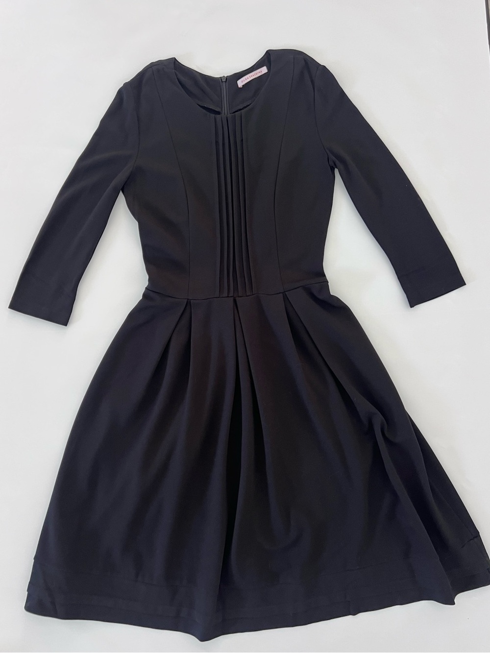 EUC Fit & Flare Midi Dress – Viscose Jersey – Black – XS